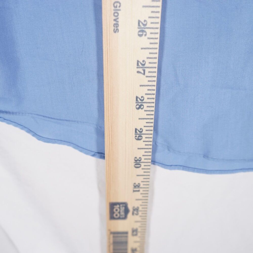 Stafford Blue Dress Shirt Button Up Easy Care Broadcloth 14.5 - Picture 6 of 8